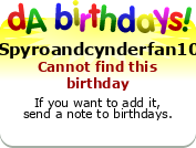 My birthday badge