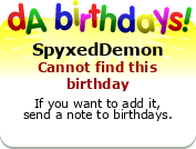 My birthday badge