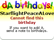 My birthday badge