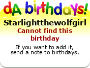 My birthday badge