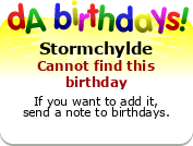 My birthday badge