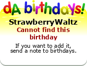 My birthday badge