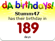 My birthday badge