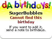 My birthday badge