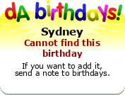 My birthday badge