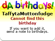 My birthday badge