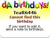 My birthday badge