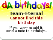 My birthday badge