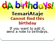 My birthday badge