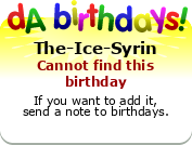 My birthday badge