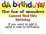My birthday badge