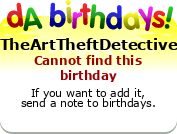 My birthday badge