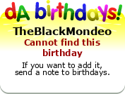 My birthday badge