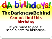 My birthday badge