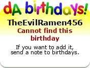 My birthday badge