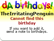 My birthday badge