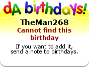 My birthday badge