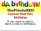 My birthday badge