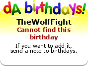 My birthday badge