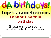 My birthday badge