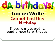 My birthday badge