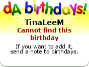 My birthday badge