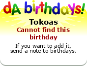 My birthday badge