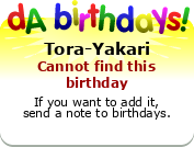 My birthday badge