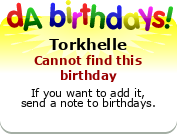 My birthday badge