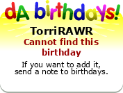 My birthday badge