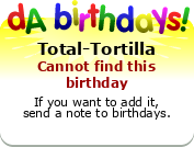 My birthday badge