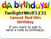 My birthday badge