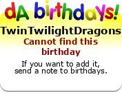 My birthday badge