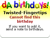 My birthday badge