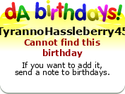 My birthday badge