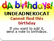 My birthday badge