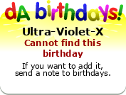 Don't Forget My Birthday!