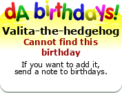 My birthday badge