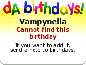 My birthday badge