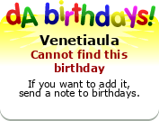 My birthday badge