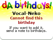 My birthday badge