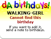My birthday badge