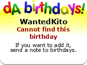My birthday badge