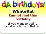 My birthday badge