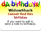 My birthday badge