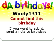 My birthday badge