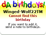 My birthday badge