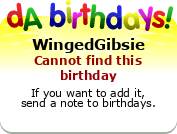 My birthday badge
