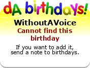 My birthday badge