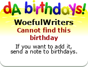 My birthday badge